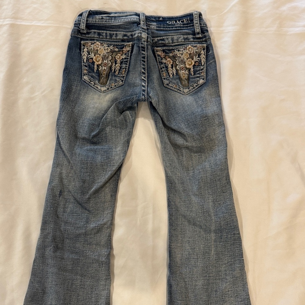 Girls Boot Cut Grace Jeans 7
